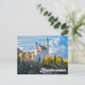 Groeten uit kasteel Neuschwanstein, Duitsland Briefkaart (Staand voorkant)
