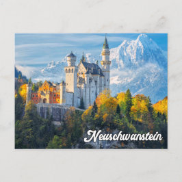 Groeten uit kasteel Neuschwanstein, Duitsland Briefkaart