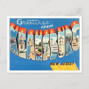 Groeten uit Keansburg, New Jersey Travel Briefkaart