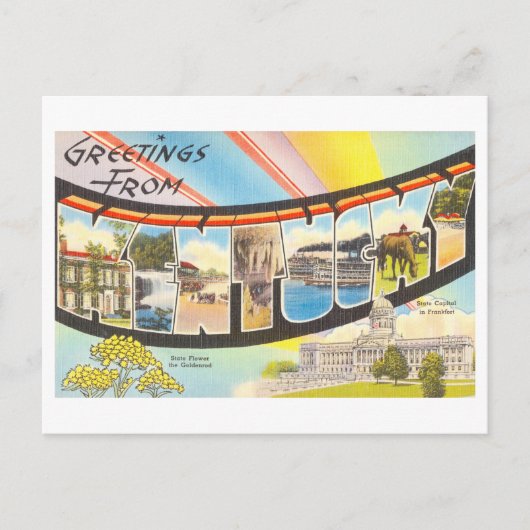  groeten uit Kentucky Briefkaart (Voorkant)