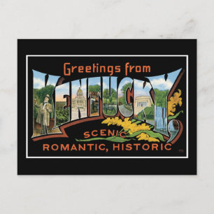 Groeten uit Kentucky! Briefkaart