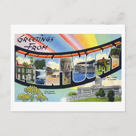 groeten uit Kentucky Briefkaart (Voorkant)
