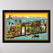  "Groeten uit Kentucky" Poster (Voorkant)