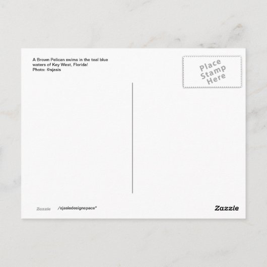 Groeten uit Key West briefkaart (Achterkant)