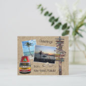 Groeten uit Key West, Florida Briefkaart (Staand voorkant)