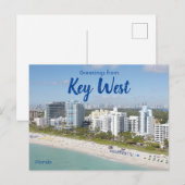 Groeten uit Key West Florida Briefkaart (Voorkant / Achterkant)