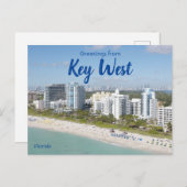 Groeten uit Key West Florida Post Card Briefkaart (Voorkant / Achterkant)