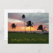 Groeten uit Kihei, Maui, Hawaii Briefkaart (Voorkant / Achterkant)