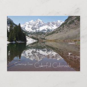 Groeten uit Kleurrijk Colorado Briefkaart
