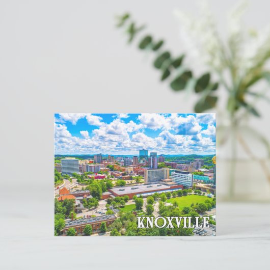 Groeten uit Knoxville, Tennessee, Verenigde Staten Briefkaart (Staand voorkant)