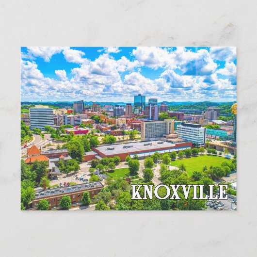 Groeten uit Knoxville, Tennessee, Verenigde Staten Briefkaart (Voorkant)