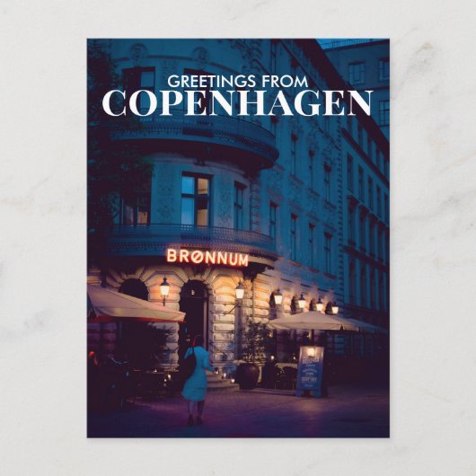 Groeten uit Kopenhagen Denemarken Briefkaart (Voorkant)