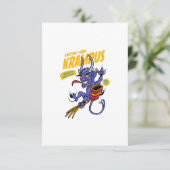 Groeten uit Krampus Bedankkaart (Staand voorkant)