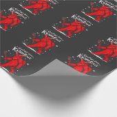 Groeten uit Krampus Kerstmis Cadeaupapier (Hoek)