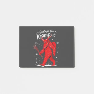 Groeten uit Krampus Kerstmis Post-it® Notes