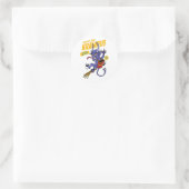Groeten uit Krampus Ronde Sticker (Tas)