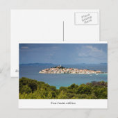 Groeten uit Kroatië, Primosten Briefkaart (Voorkant / Achterkant)