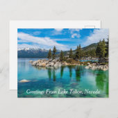 Groeten uit Lake Tahoe, Nevada Briefkaart (Voorkant / Achterkant)