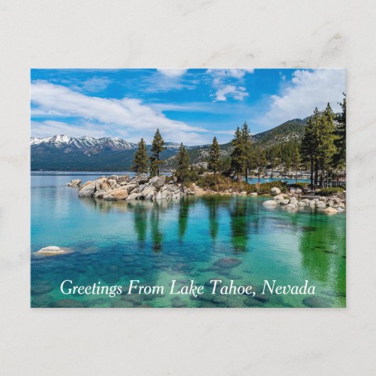 Groeten uit Lake Tahoe, Nevada Briefkaart (Voorkant)