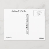 Groeten uit Lakeland, Florida Briefkaart (Achterkant)