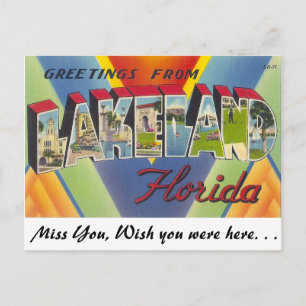 Groeten uit Lakeland, Florida Briefkaart