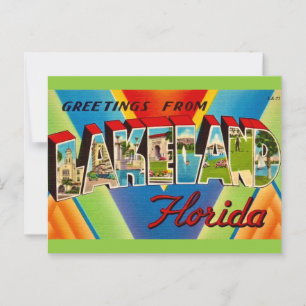 Groeten uit Lakeland Florida Briefkaart