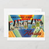  groeten uit Lakeland, Florida Briefkaart (Voorkant / Achterkant)