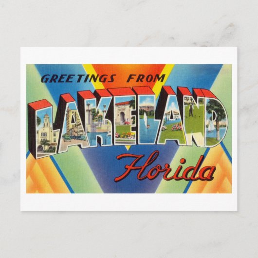 groeten uit Lakeland, Florida Briefkaart (Voorkant)