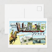  groeten uit Laredo, Texas Briefkaart (Voorkant / Achterkant)