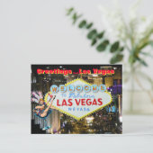 Groeten uit Las Vegas Briefkaart (Staand voorkant)