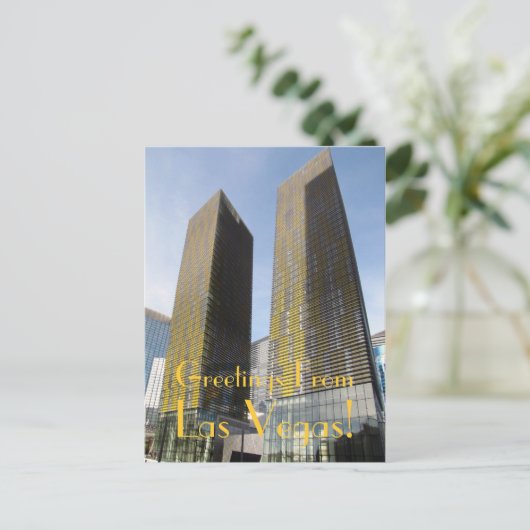 Groeten uit Las Vegas! Briefkaart (Staand voorkant)