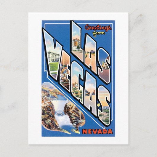 Groeten uit Las Vegas! Briefkaart (Voorkant)
