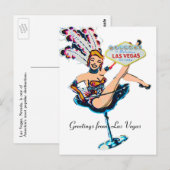 Groeten uit Las Vegas Briefkaart (Voorkant / Achterkant)