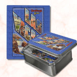 Groeten uit Las Vegas Grote Brief Puzzel<br><div class="desc">Deze Las Vegas  briefkaart reproductie puzzel heeft grote letters gevuld met iconische afbeeldingen van Las Vegas.</div>