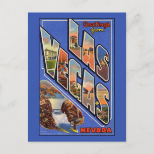 Groeten uit Las Vegas Large Letter Briefkaart