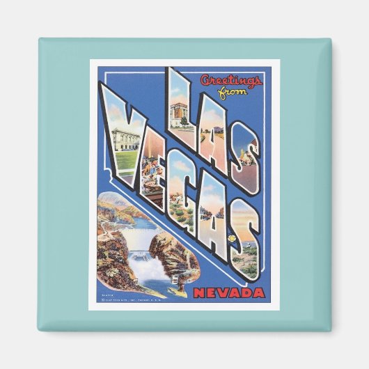 Groeten uit Las Vegas Magneet (Voorkant)