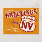 Groeten uit Las Vegas Nevada Briefkaart (Voorkant)