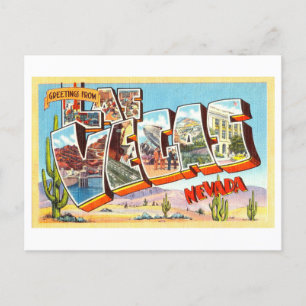 groeten uit Las Vegas, Nevada Briefkaart