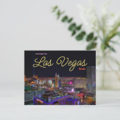 Groeten uit Las Vegas Nevada Briefkaart (Staand voorkant)