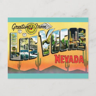 Groeten uit Las Vegas Nevada Travel Briefkaart