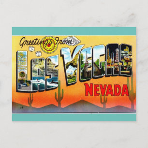 Groeten uit Las Vegas Nevadas reizen Briefkaart