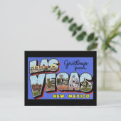 Groeten uit Las Vegas New Mexico Briefkaart (Staand voorkant)
