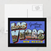 Groeten uit Las Vegas New Mexico Briefkaart (Voorkant / Achterkant)