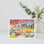 Groeten uit Lavallette, New Jersey Travel Briefkaart (Staand voorkant)