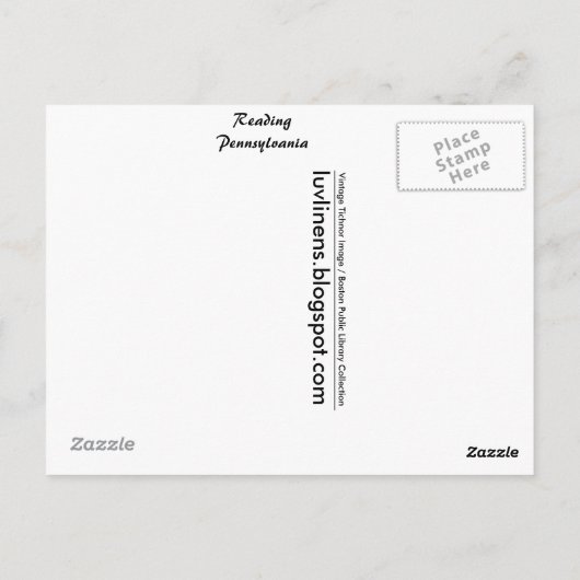 Groeten uit lezing briefkaart (Achterkant)