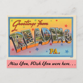 Groeten uit lezing briefkaart