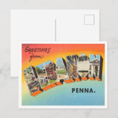 Groeten uit Libanon, Pennsylvania Travel Briefkaart (Voorkant / Achterkant)