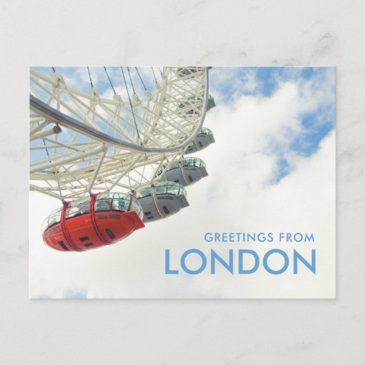 Groeten uit Londen briefkaart (Voorkant)