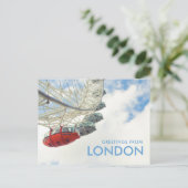 Groeten uit Londen briefkaart (Staand voorkant)