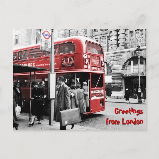 Groeten uit Londen Briefkaart (Voorkant)